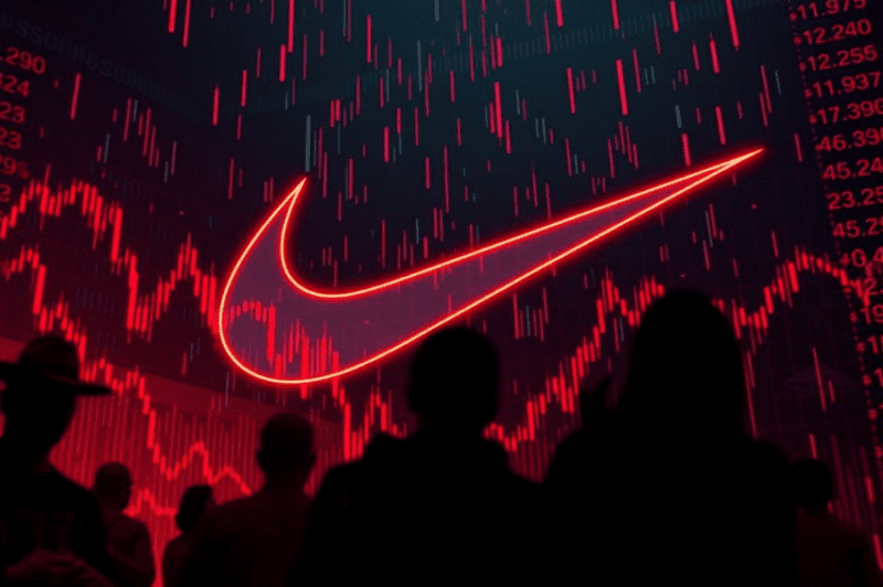 Nike im Abwärtstrend: Anleger besorgt über Aktienrückgang und gestrichene Ausblicke