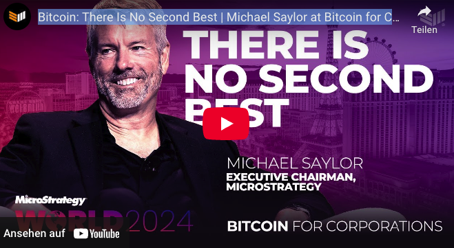 Michael Saylor's Bitcoin-Revolution: Es gibt kein Zweitbestes